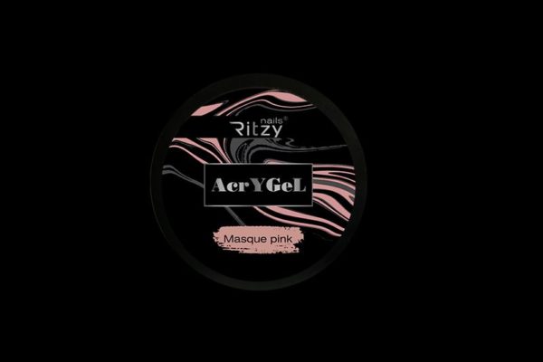 AcryGel Masque Pink Ritzy Nails