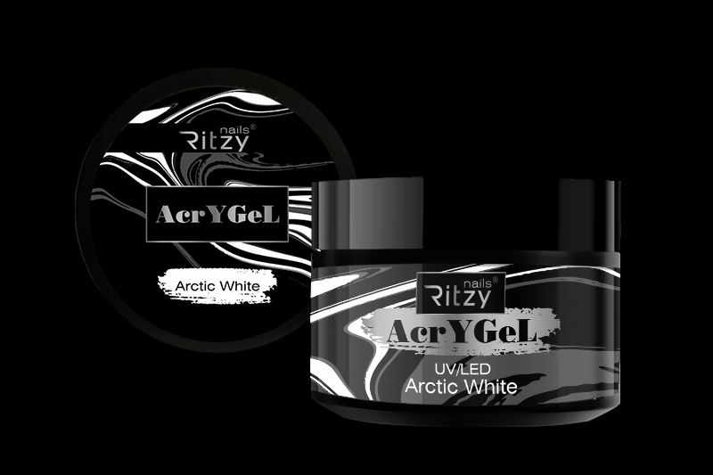 AcryGel White 2 Ritzy Nails