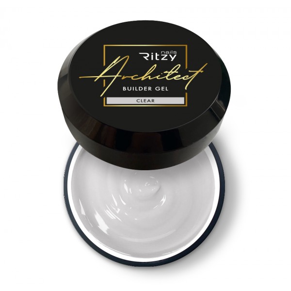 Architect Clear Ritzy Nails