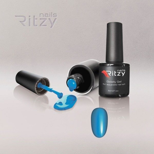 Gelatty aquarelle Royal Blue Ritzy Nails