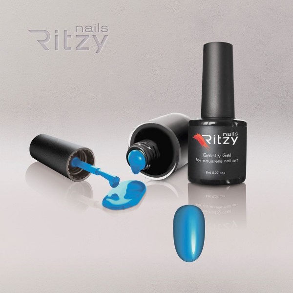 Gelatty aquarelle Royal Blue Ritzy Nails Gelatty aquarelle Royal Blue Ritzy Nails