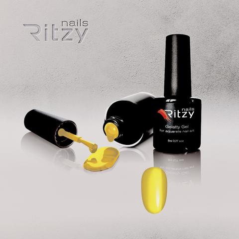 Gelatty aquarelle yellow Ritzy Nails