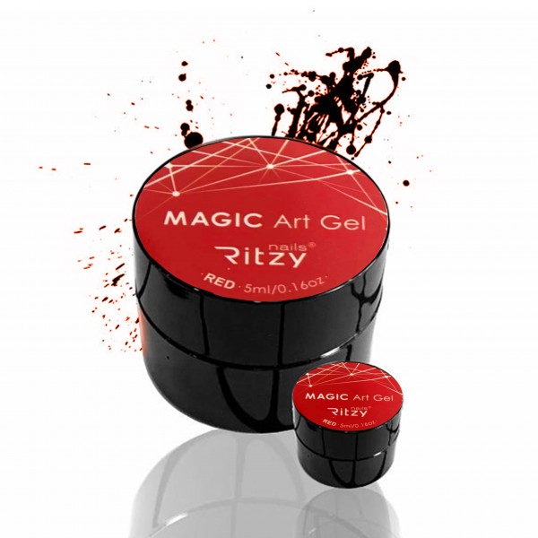 Magic Art Red Ritzy Nail Magic Art Red Ritzy Nail