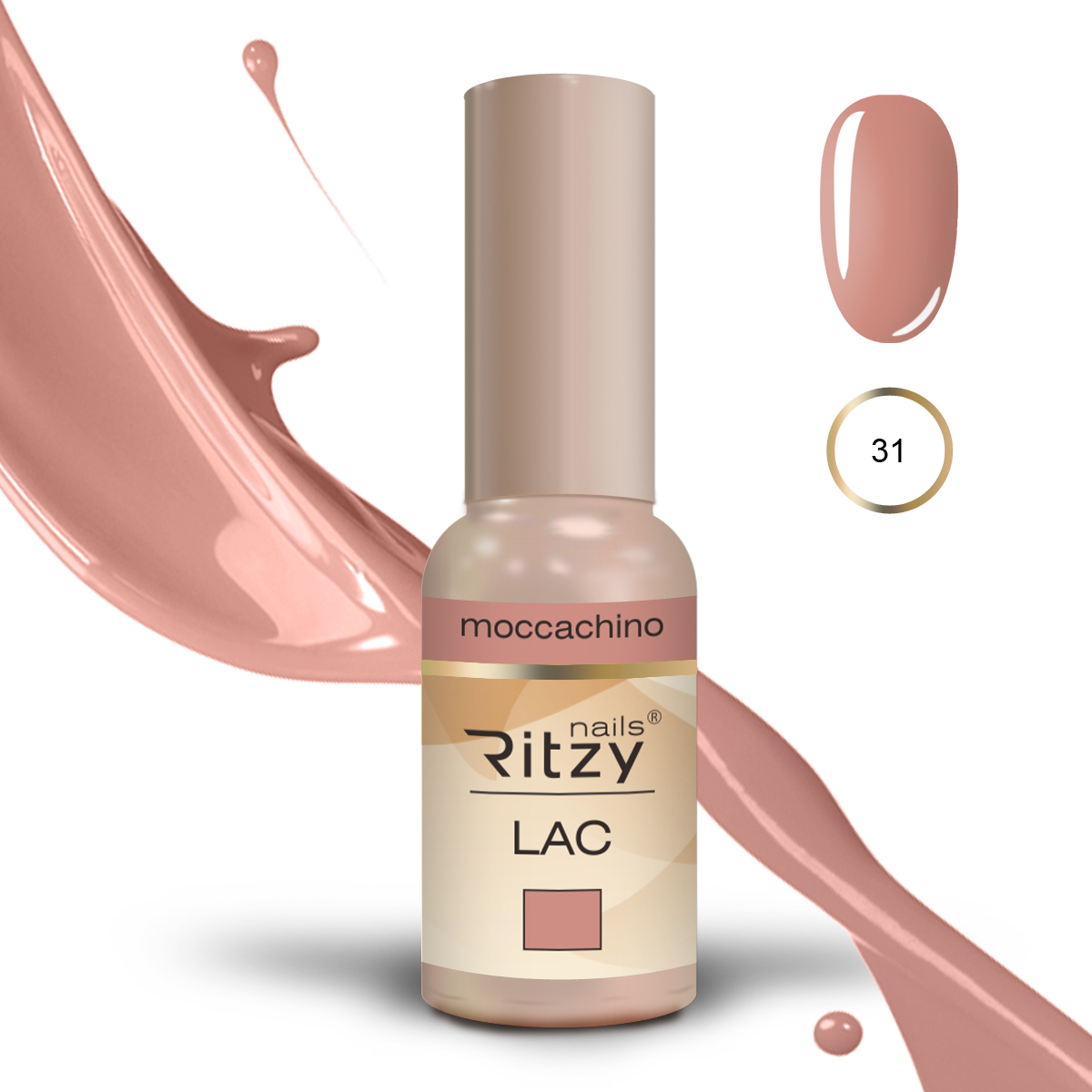 Ritzy Lac 31 Moccachino Ritzy Nails Ritzy Lac 31 Moccachino Ritzy Nails