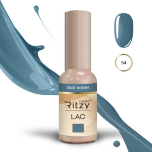 Ritzy Lac 54  teal water  Ritzy Nails