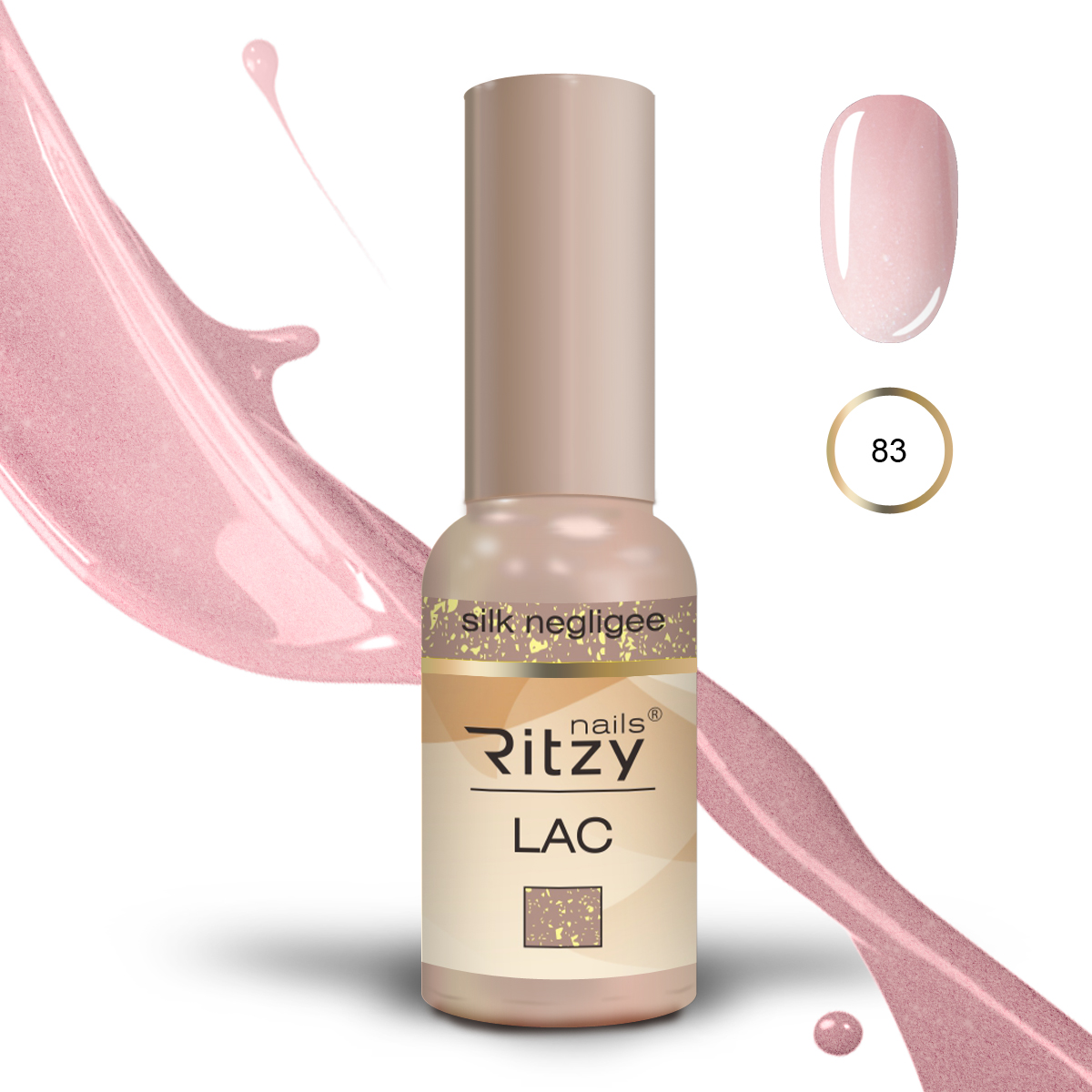 Ritzy Lac 83 Silk negligee Ritzy Nails Ritzy Lac 83 Silk negligee Ritzy Nails