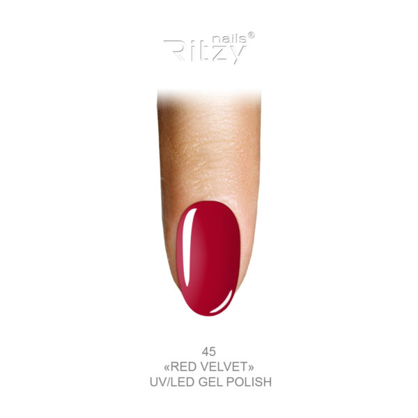 Ritzy Lac  red velvet 45 Ritzy Nails