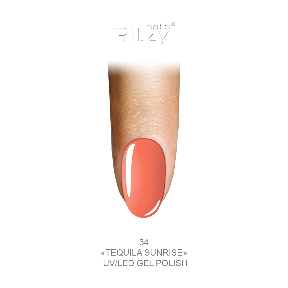 Ritzy Lac tequila sunrise 34 Ritzy Nails