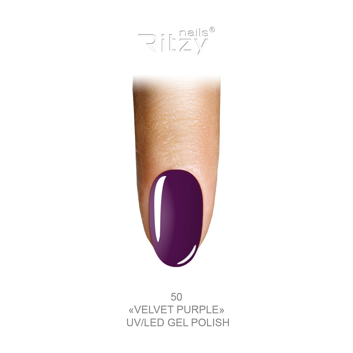 Ritzy Lac velvet purple 50 Ritzy Nails