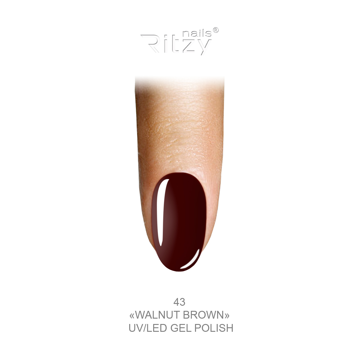 Ritzy Lac walnut brown 43 Ritzy Nails
