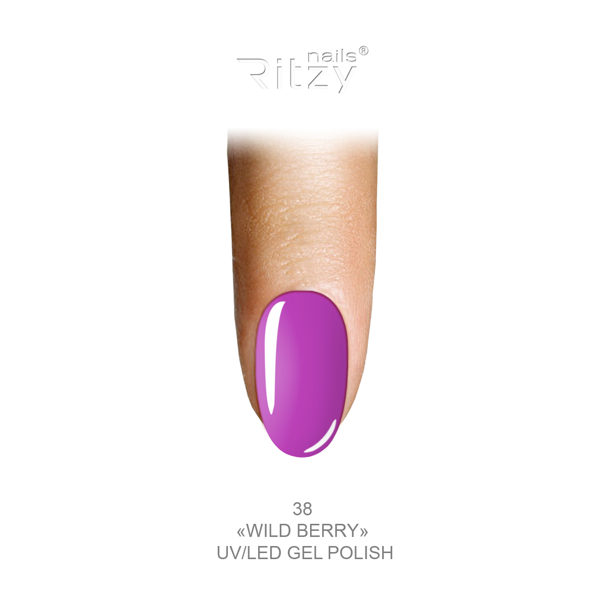 Ritzy Lac wild berry 38 Ritzy Nails