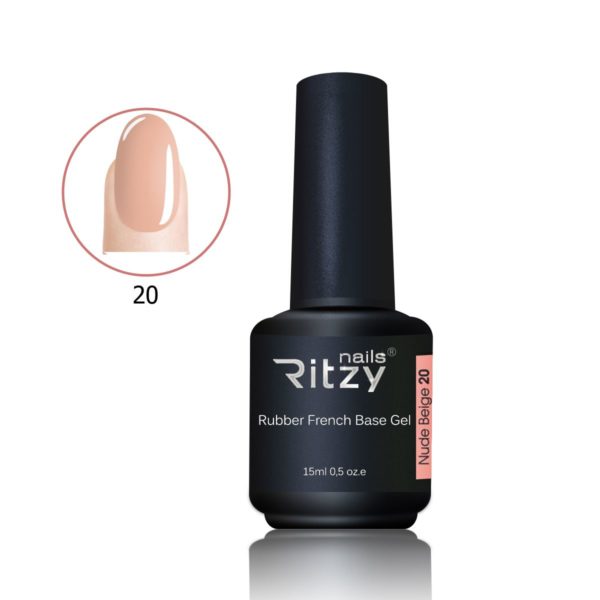 Rubber Base Nude Beige 20 Ritzi Nails