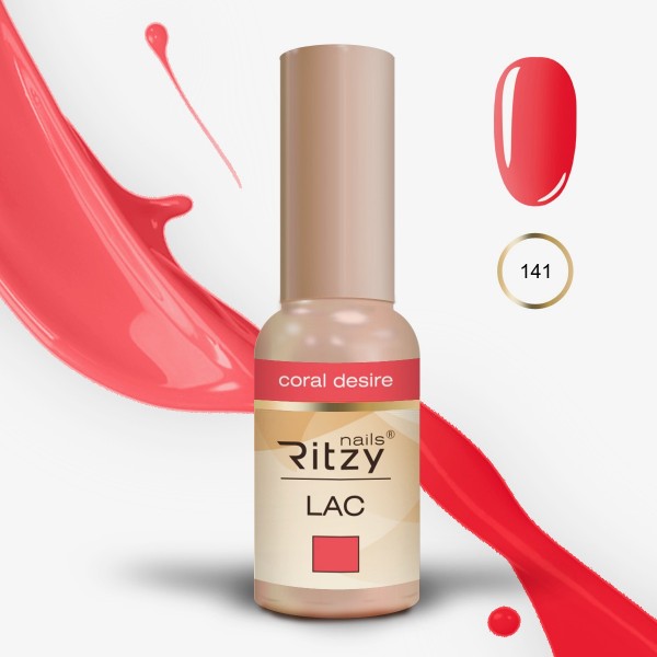 Vernis Gel 141 coral desire Ritzy Nails Vernis Gel 141 coral desire Ritzy Nails