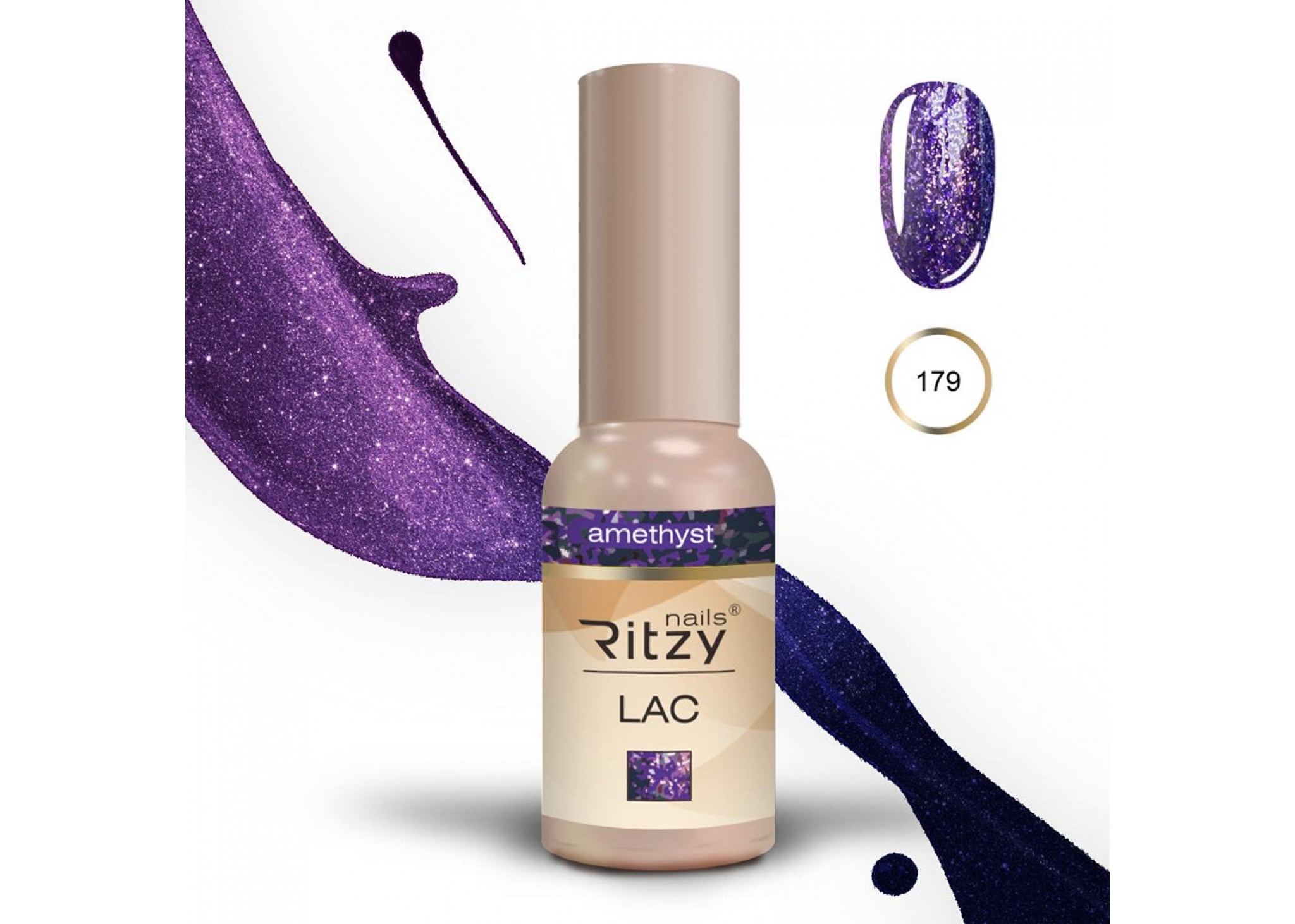 Vernis Gel 179 amethyst Ritzy Nails Vernis Gel 179 amethyst Ritzy Nails