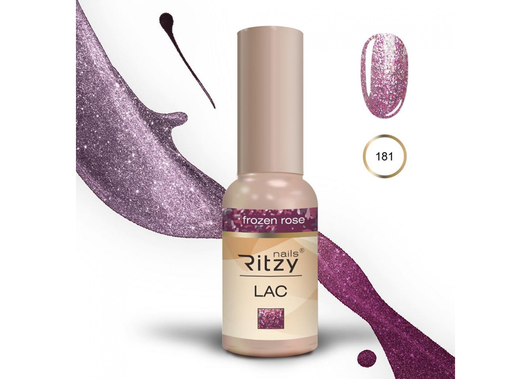 Vernis Gel 181 frozen rose Ritzy Nails