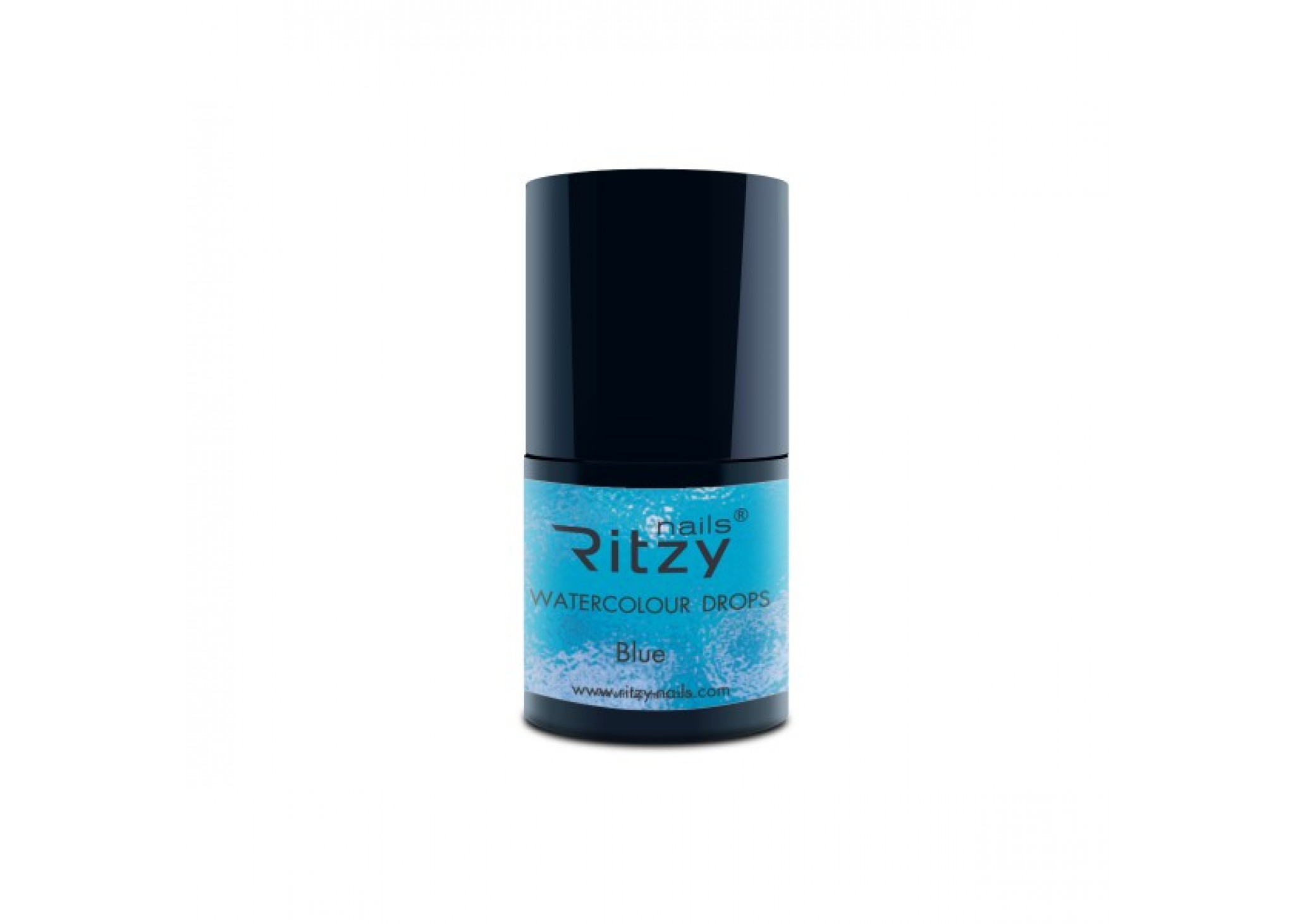 watercolors drops blue Ritzy Nails watercolors drops blue Ritzy Nails