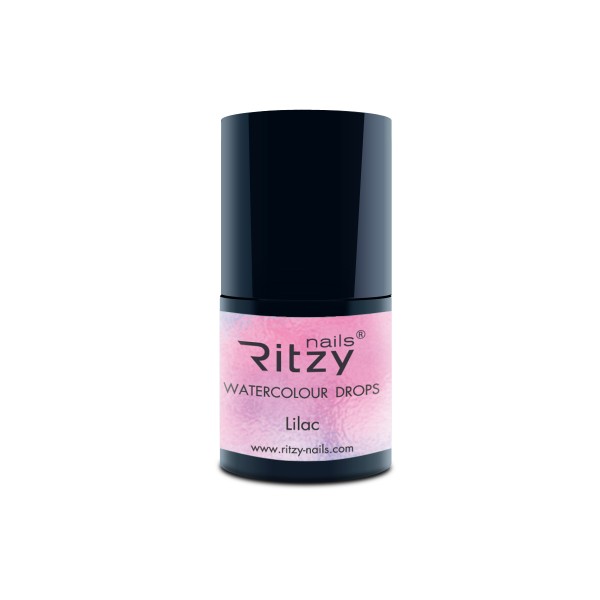 watercolors drops lilac Ritzy Nails watercolors drops lilac Ritzy Nails
