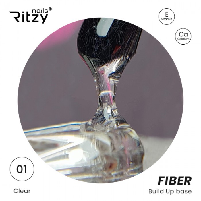 Fiber_Ritzy_1 Fiber Ritzy Nails Builder Base 01 CLear
