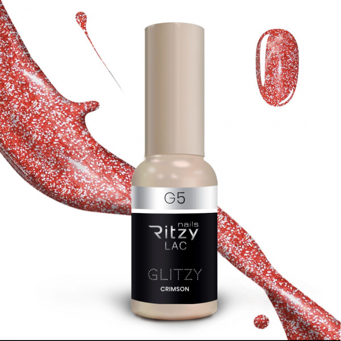 G5 Ritzy Lac GLITZY Crimson G5