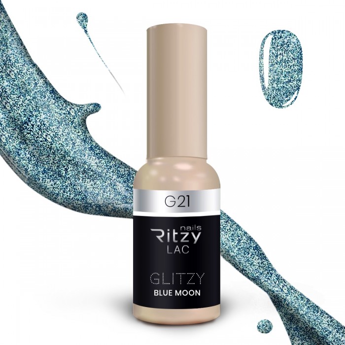 g21 Ritzy Lac GLITZY Blue Moon G21