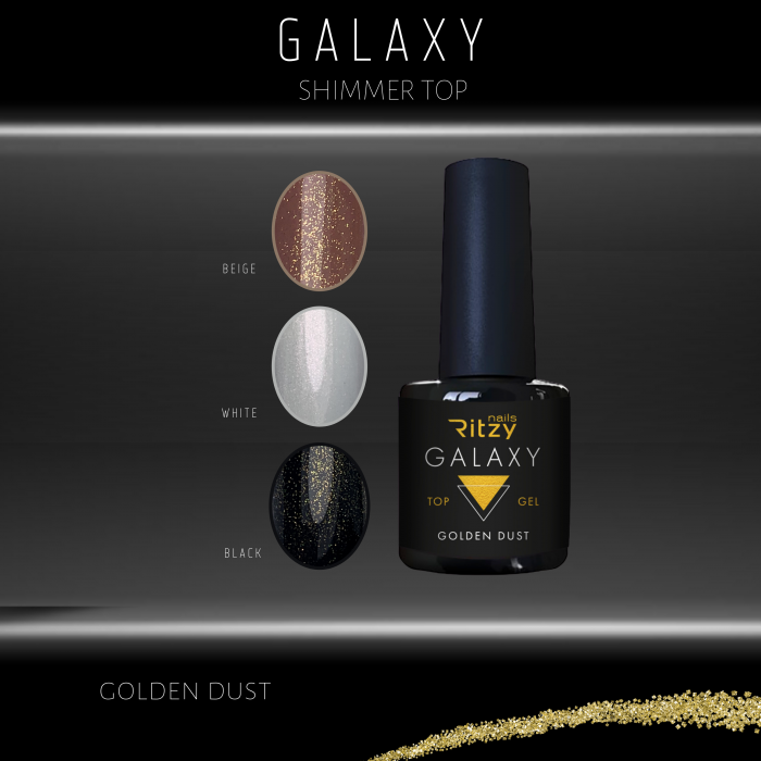 galaxy Shimmer GALAXY Shimmer Top Gel GOLDEN DUST