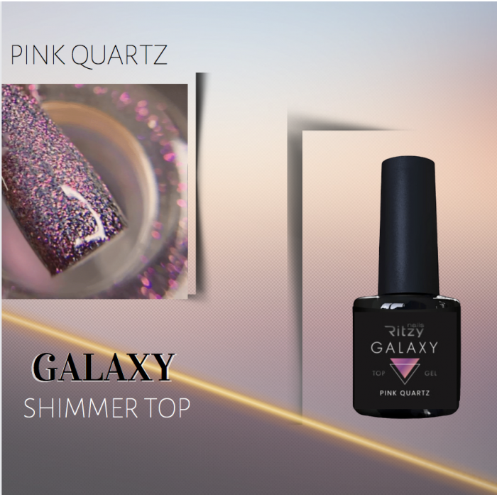 pink-quartz GALAXY Shimmering Top Gel PINK QUARTZ