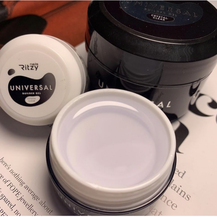 UNIVERSAL CRYSTAL CLEAR Builder gel 50ml UNIVERSAL CRYSTAL CLEAR Builder gel 50ml