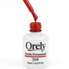 Vernis Semi-Permanent ORELY N°209 – Rouge Scintillant Élégant