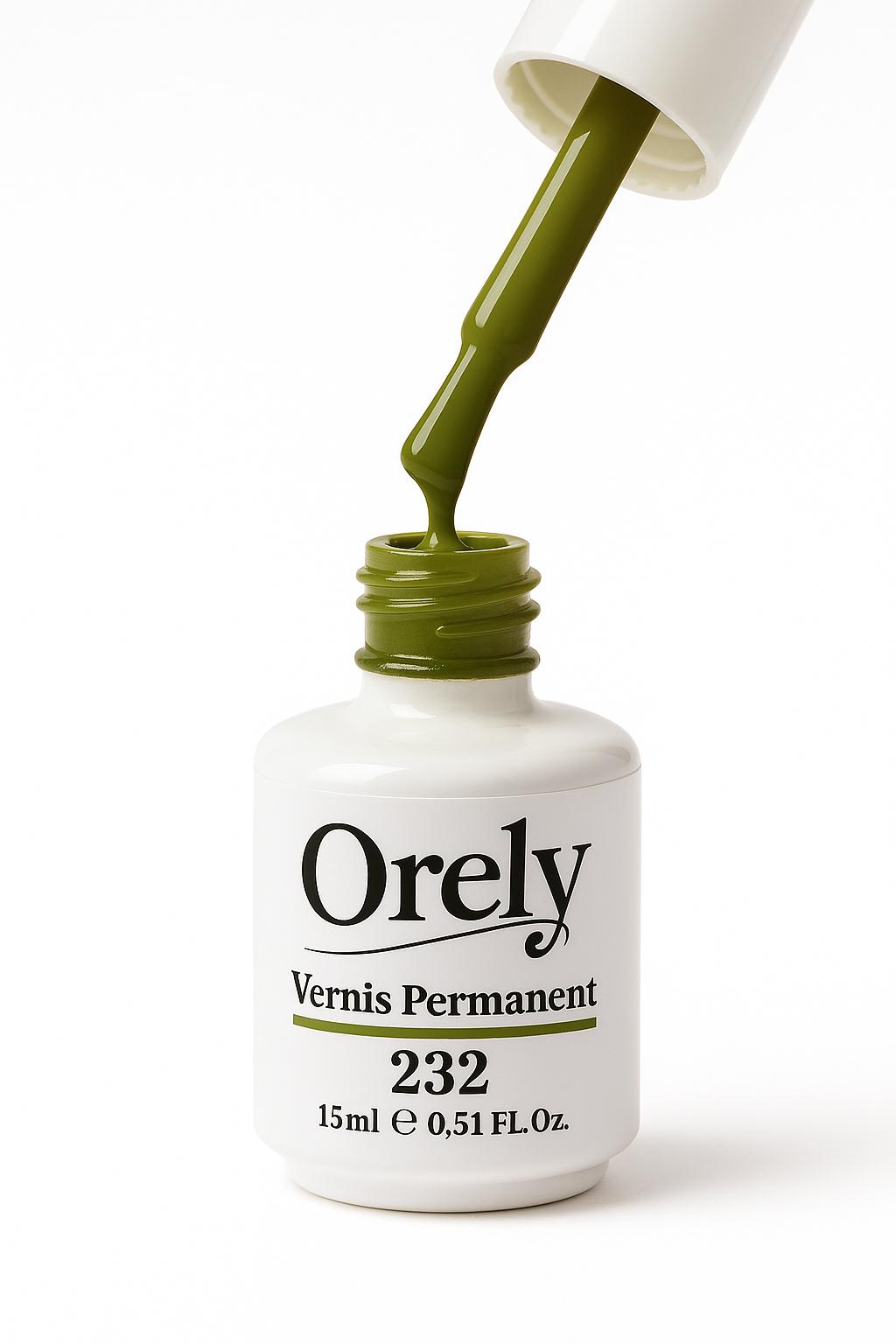 Vernis Semi-Permanent ORELY N°232 – Vert Olive Chic Vernis Semi-Permanent ORELY N°232 – Vert Olive Chic