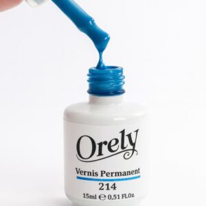 Vernis Semi-Permanent ORELY N°214 – Bleu Azur Métallisé