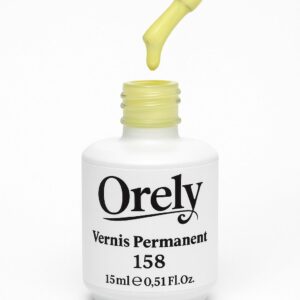 Vernis Permanent ORELY N°158 – Jaune Pastel Lumineux