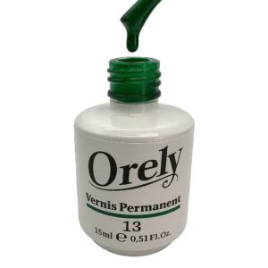 Vernis Semi-Permanent ORELY N°13 – Vert Émeraude Envoûtant