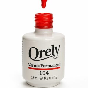 Vernis Semi-Permanent ORELY N°104 – Rouge Corail Lumineux