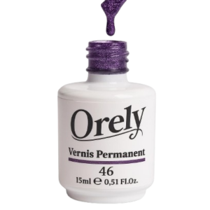 Vernis Semi-Permanent ORELY N°46 – Violet Pailleté Glamour