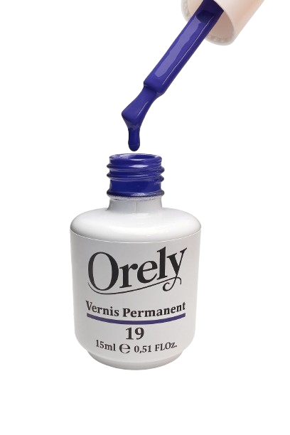 Vernis Semi-Permanent ORELY N°19 – Bleu Royal Intense Vernis Semi-Permanent ORELY N°19 – Bleu Royal Intense