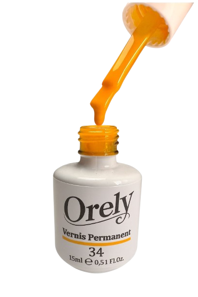 ORELY Vernis Semi-Permanent N°34 – Jaune Soleil Éclatant ORELY Vernis Semi-Permanent N°34 – Jaune Soleil Éclatant